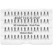 Ardell Duralash 3D Individuals Knot Free - Medium Black (Tray Shot)
